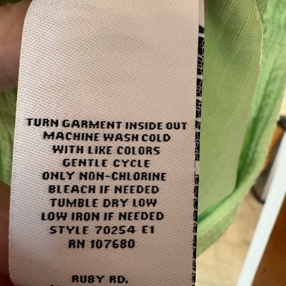 Ruby Rd. Light Green Textured Tunic NWT - image 5